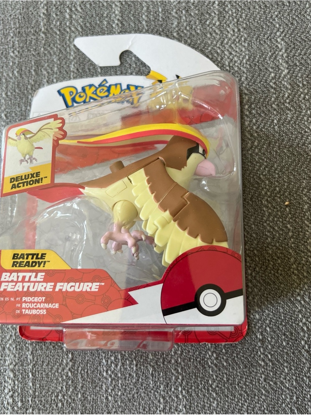 Pokemon Jazwares PIDGEOT Battle Feature Deluxe Action Figure 2022 New Sealed